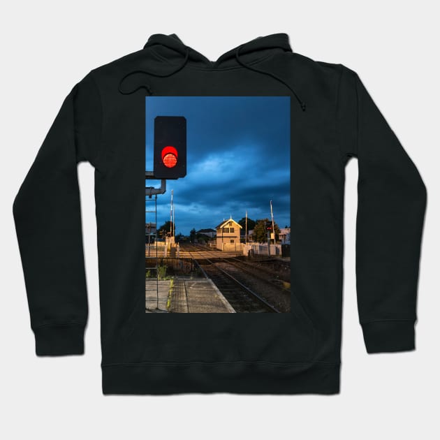 Worksop-signal box and light Hoodie by jasminewang